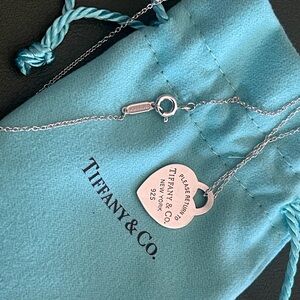 Tiffany Heart Tag Pendant